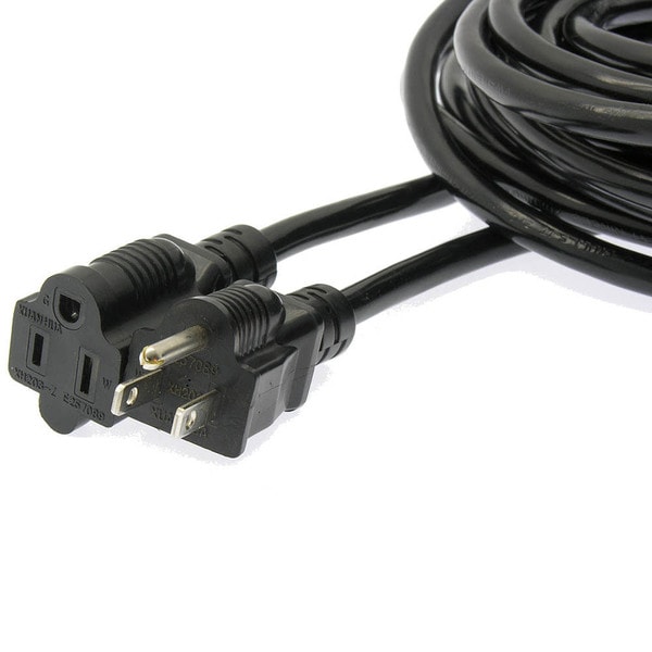 Main product image for 10 Ft. Outlet Saver Black NEMA 5-15P to 5-15R 16/3 P 110-198